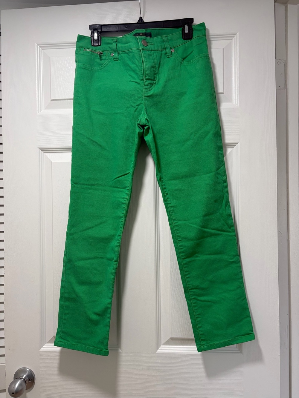 Lauren Ralph Lauren Women’s Skinny Jeans in Bright Green